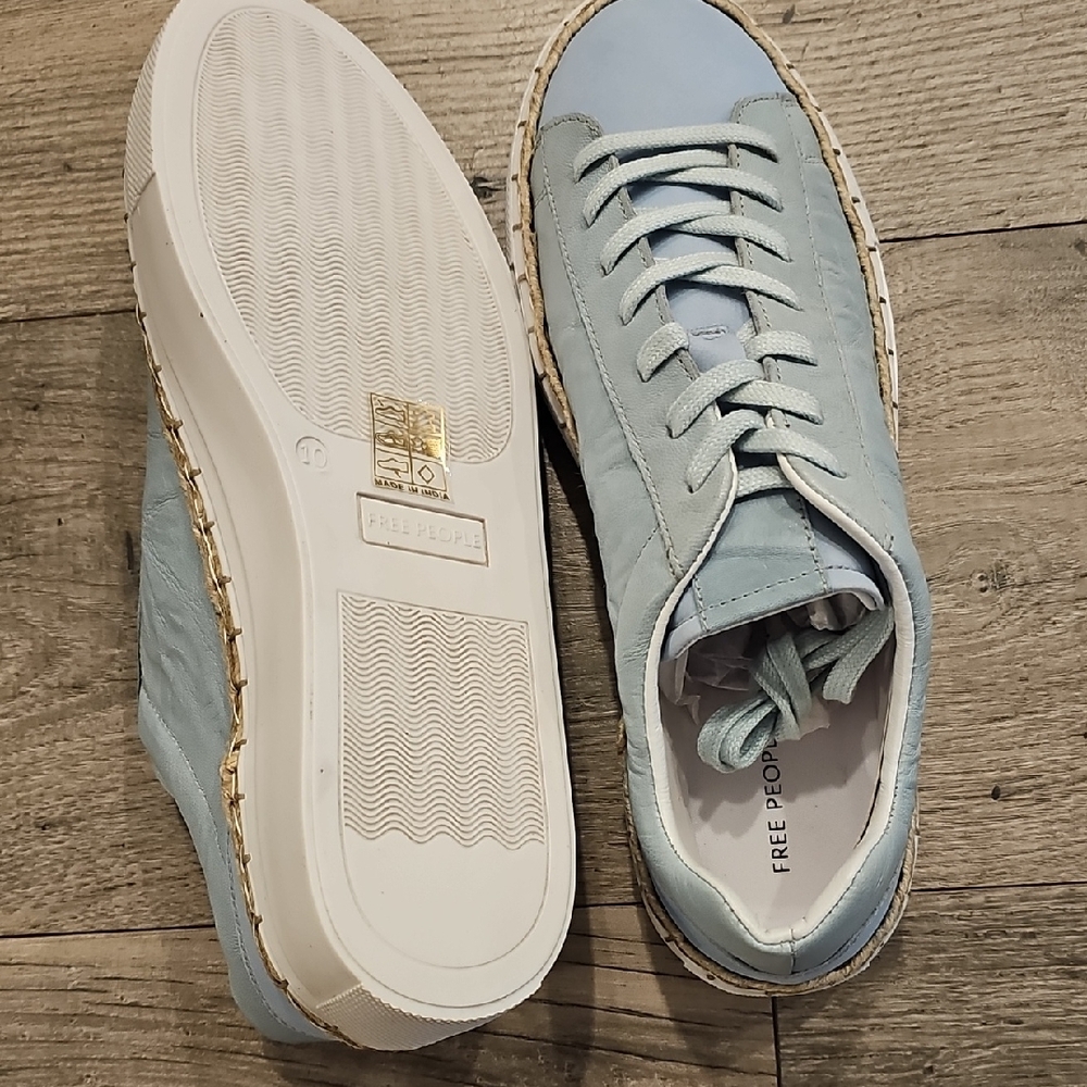 Free People Sky Blue Sneakers - Picture 2 of 5